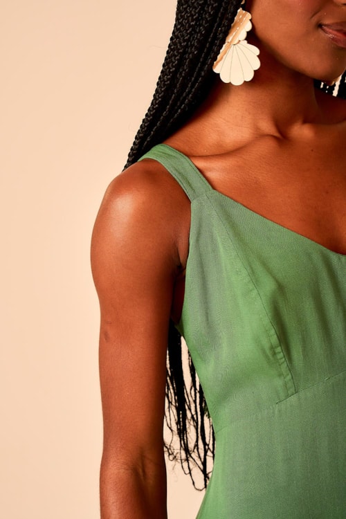 Vestido Cropped Lena Verde - foto 4