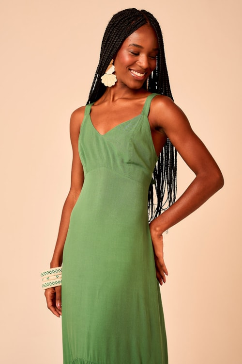Vestido Cropped Lena Verde - foto 2
