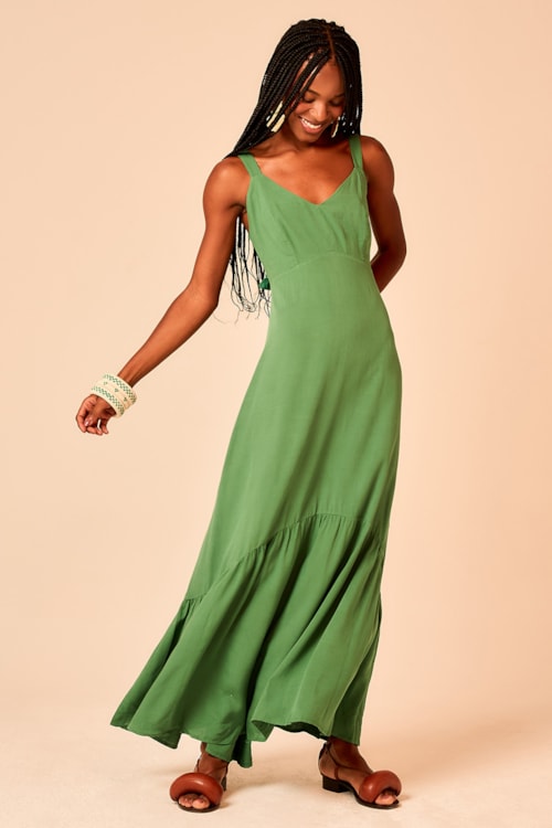 Vestido Cropped Lena Verde - foto 1