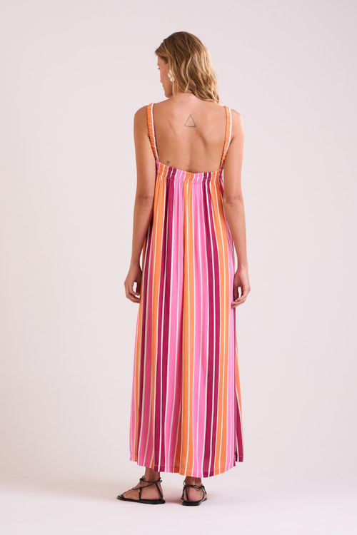 Vestido Cropped Listra Sunset Estampado - foto 5