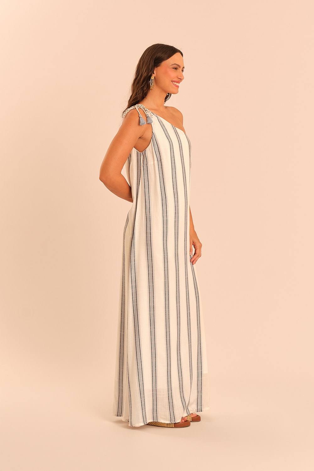 Vestido Cropped Listra Yuna Listrado