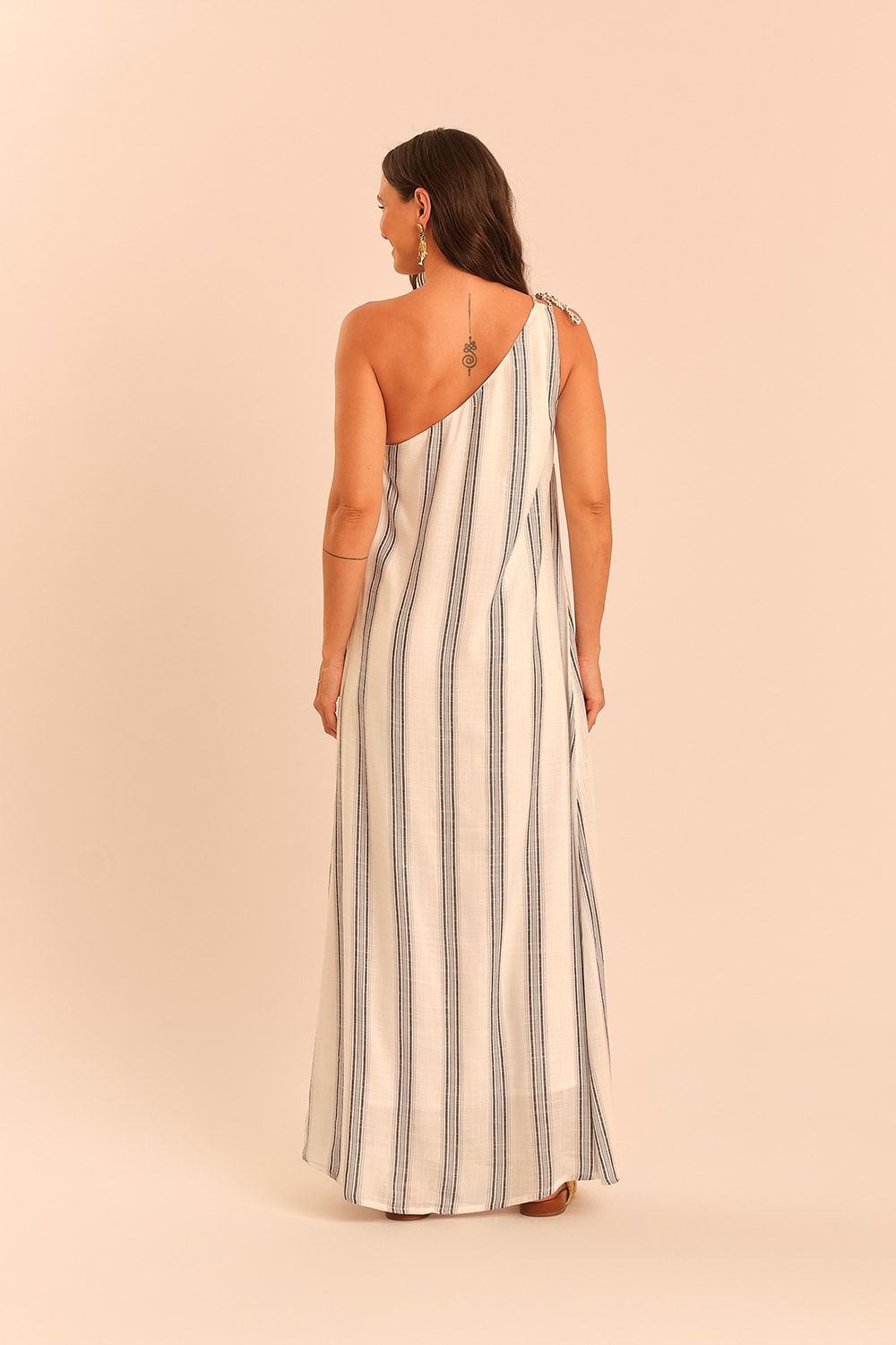 Vestido Cropped Listra Yuna Listrado
