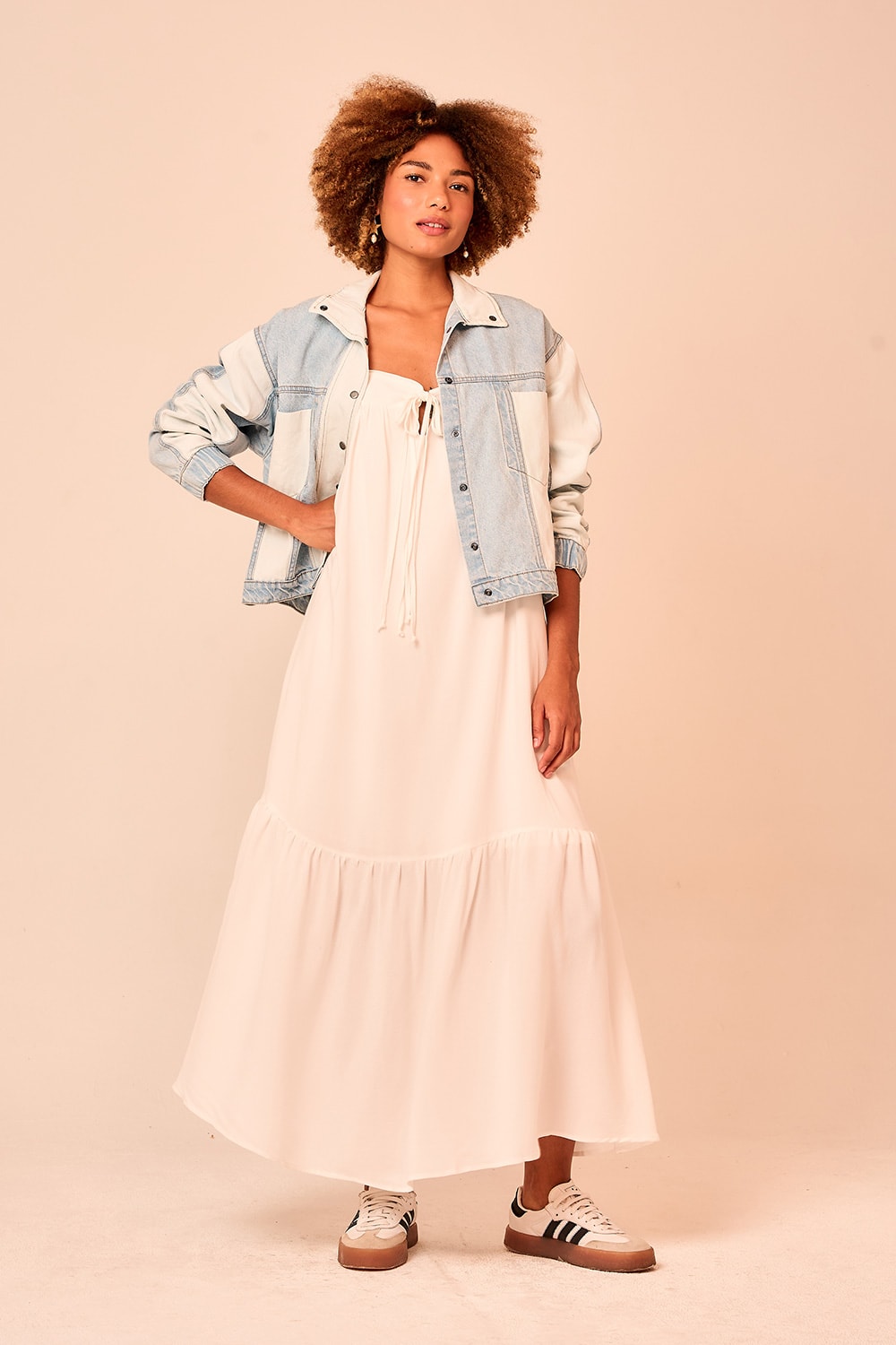 Vestido Cropped Lotus Off