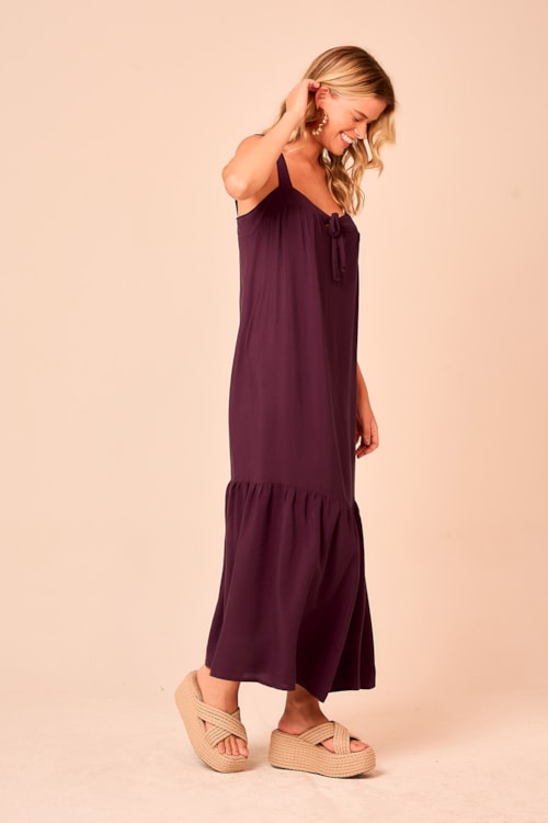 Vestido Cropped Lotus Roxo - foto 2