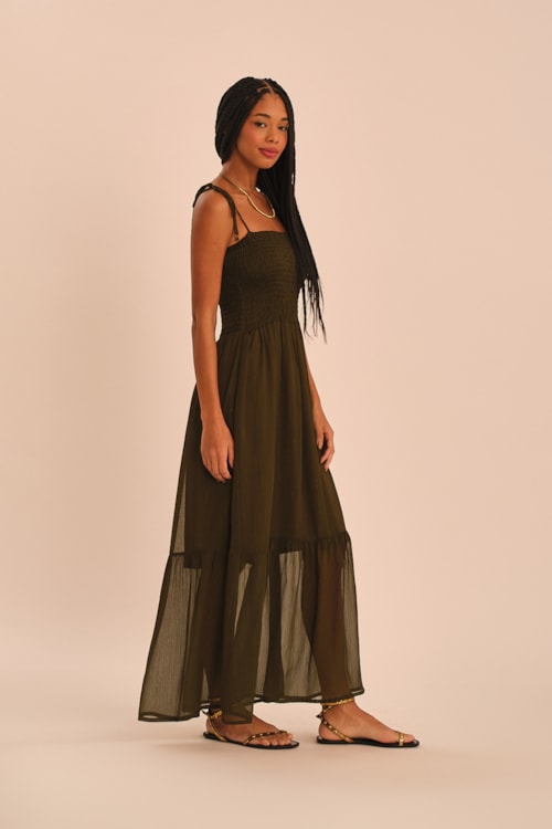 Vestido Cropped Lumina Verde Jade - foto 3
