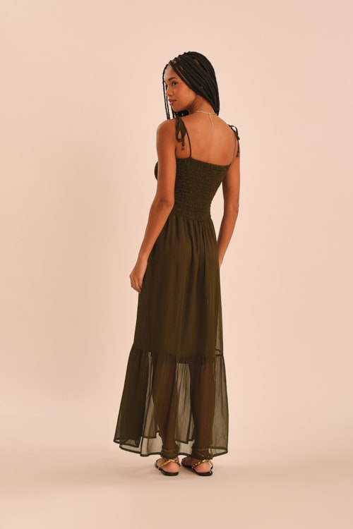 Vestido Cropped Lumina Verde Jade - foto 5