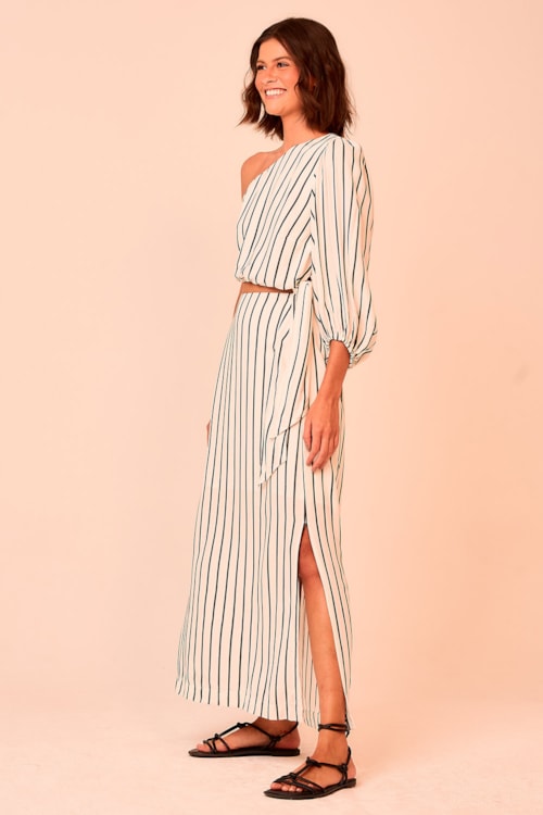 Vestido Cropped Lunar Off/preto - foto 2