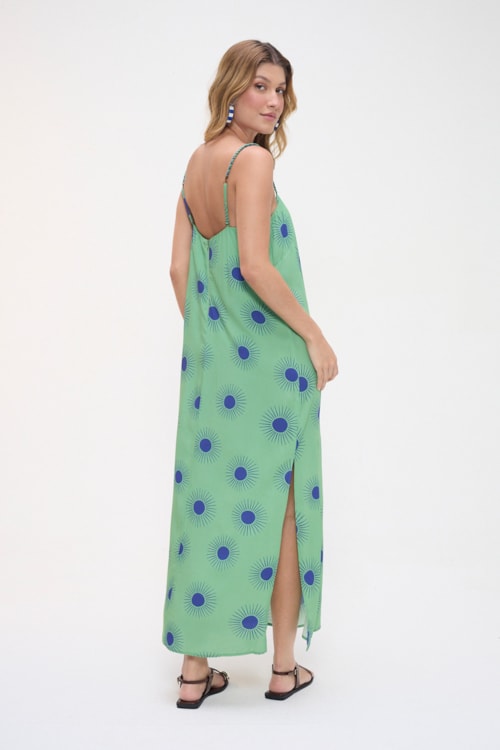 Vestido Cropped Luz Do Sol Estampado - foto 5