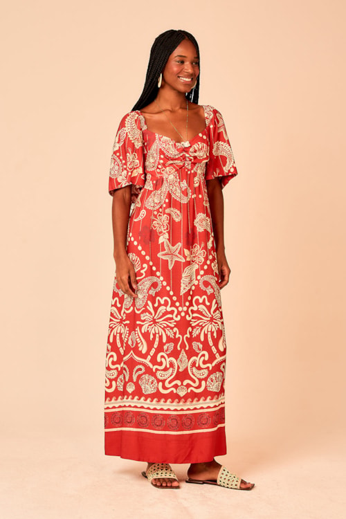 Vestido Cropped Marchilli Estampado - foto 1