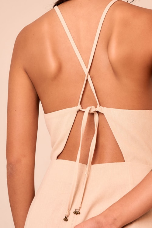 Vestido Cropped Maritima Bege - foto 4
