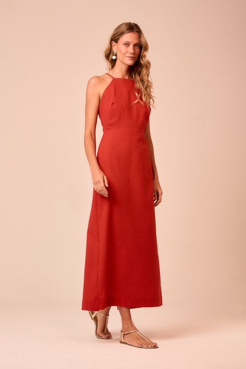 Vestido Cropped Maritima Vermelho - foto 2