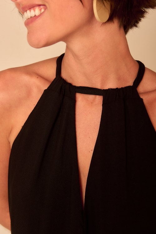 Vestido Cropped Mata Preto - foto 4