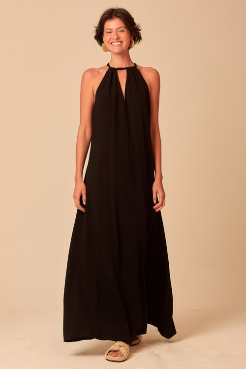 Vestido Cropped Mata Preto - foto 1