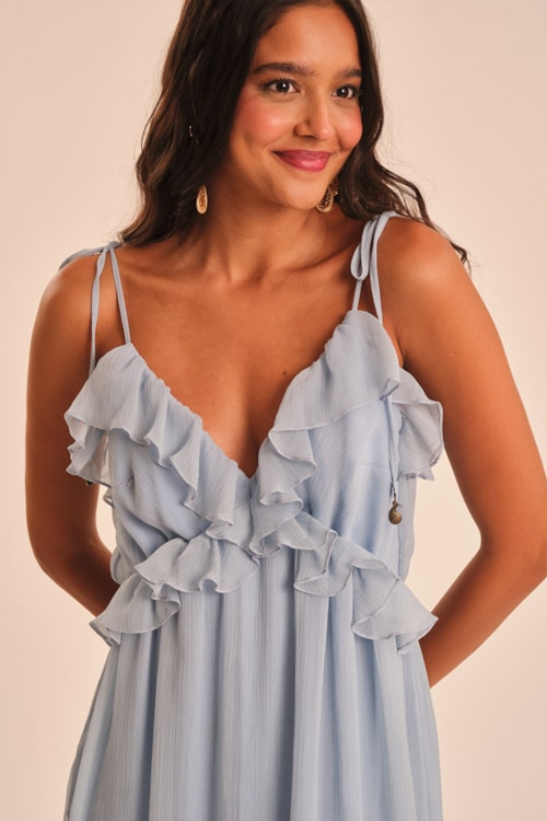 Vestido Cropped Medina Azul Majorelle - foto 2