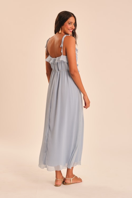 Vestido Cropped Medina Azul Majorelle - foto 4