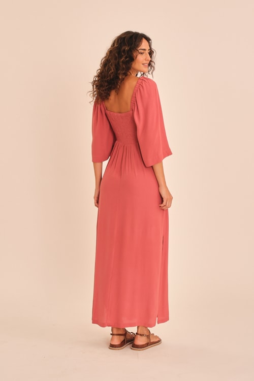 Vestido Cropped Mg Layla Rosa Seco - foto 2