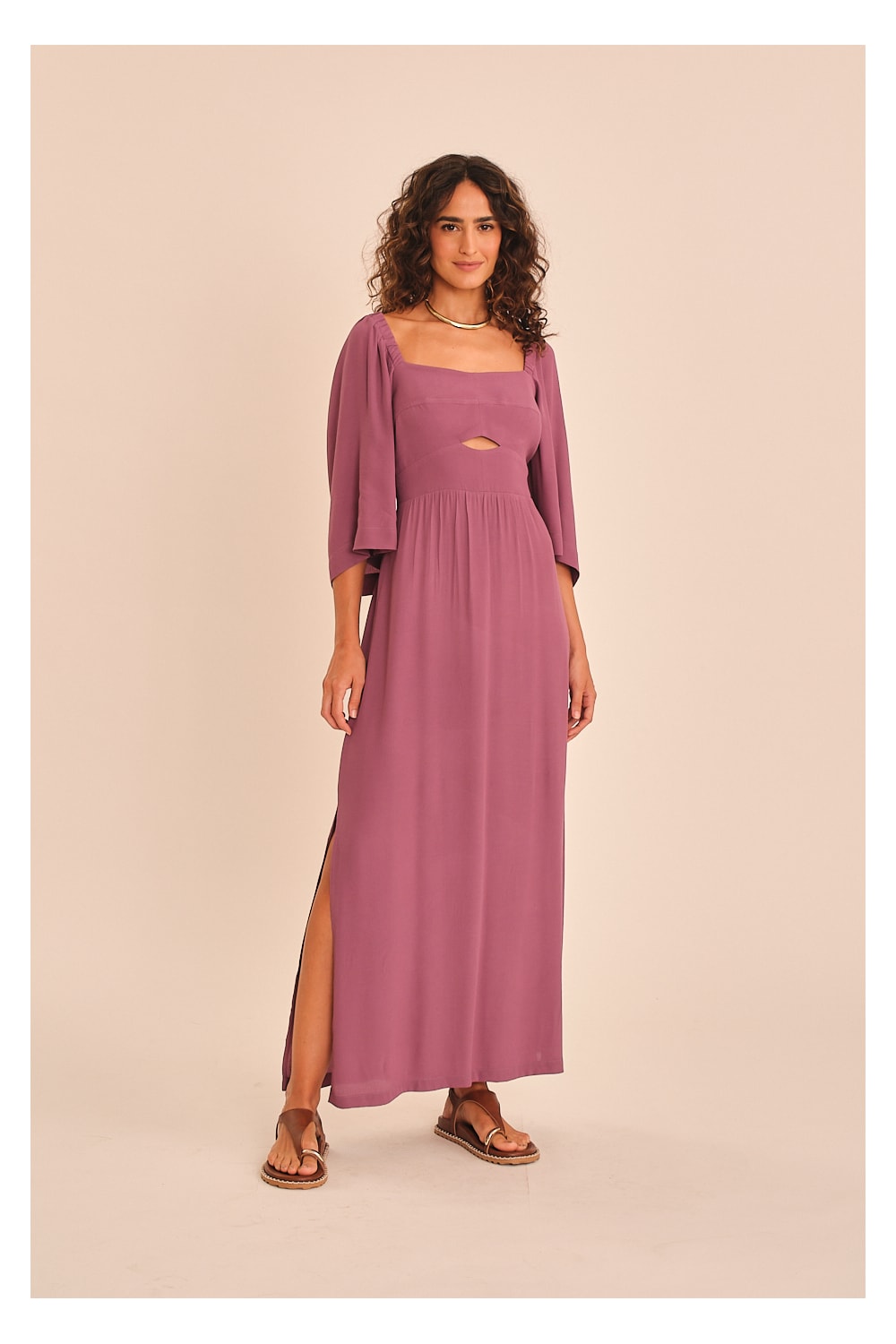 Vestido Cropped Mg Layla Roxo Lavanda