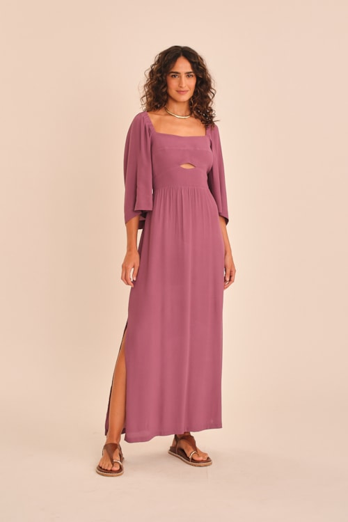 Vestido Cropped Mg Layla Roxo Lavanda - foto 1