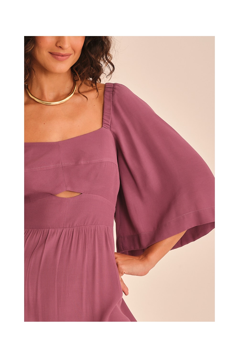 Vestido Cropped Mg Layla Roxo Lavanda