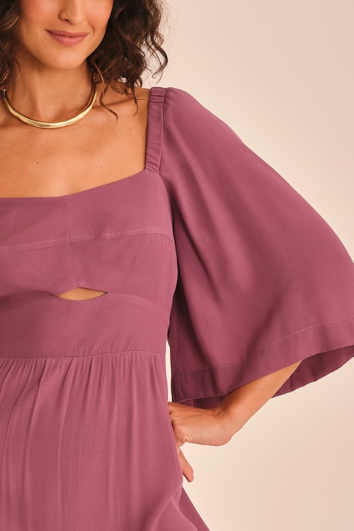 Vestido Cropped Mg Layla Roxo Lavanda - foto 3