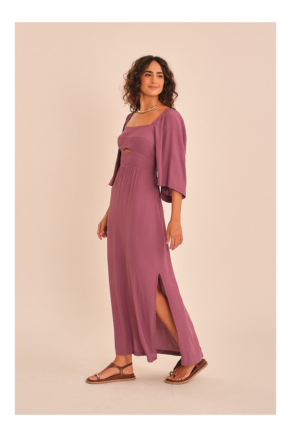 Vestido Cropped Mg Layla Roxo Lavanda