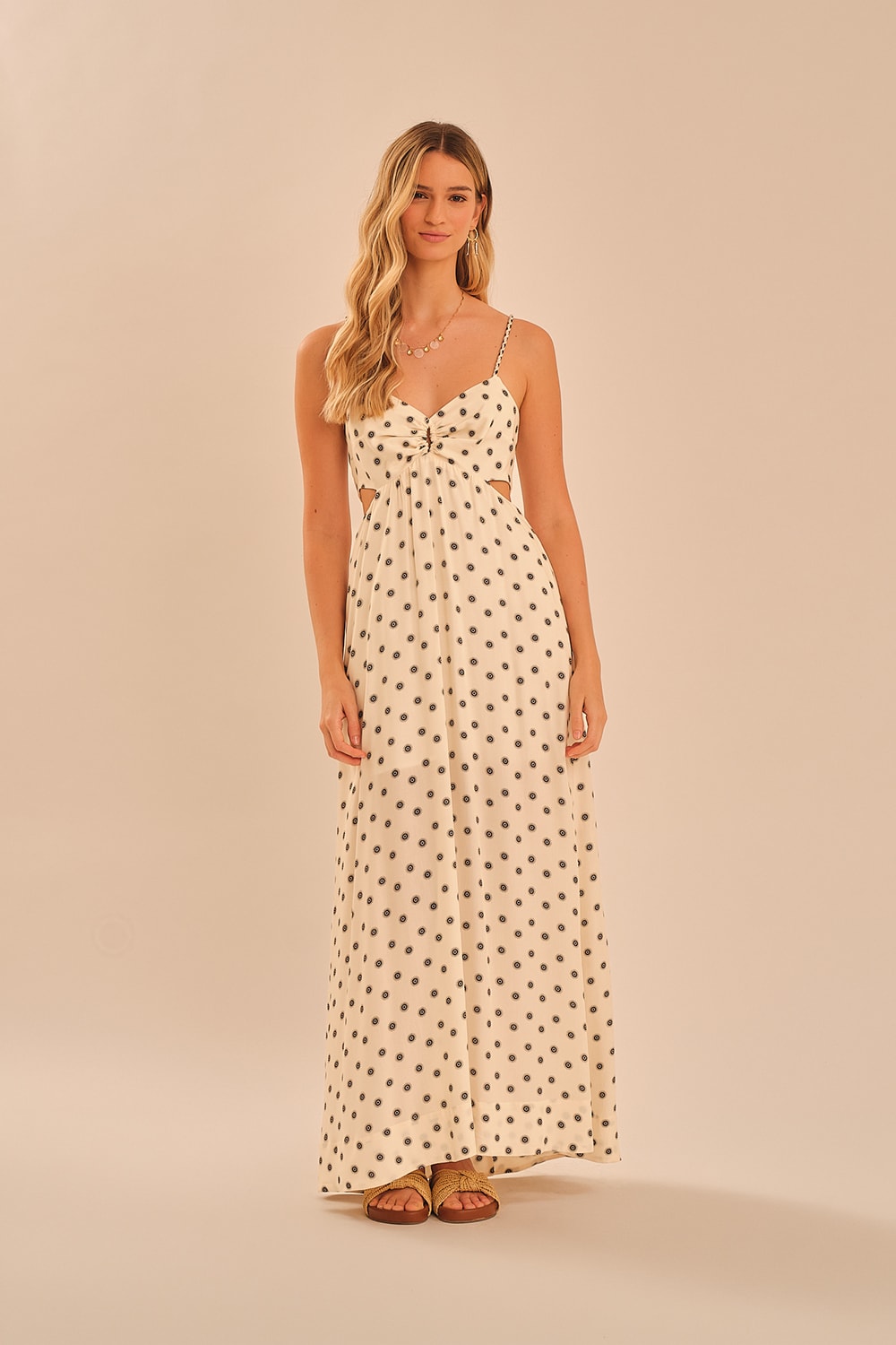 Vestido Cropped Mini Solaris Estampado