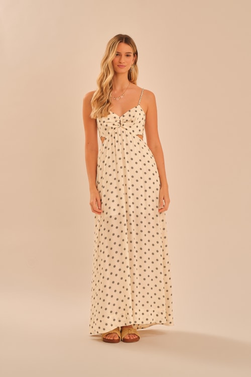 Vestido Cropped Mini Solaris Estampado - foto 1