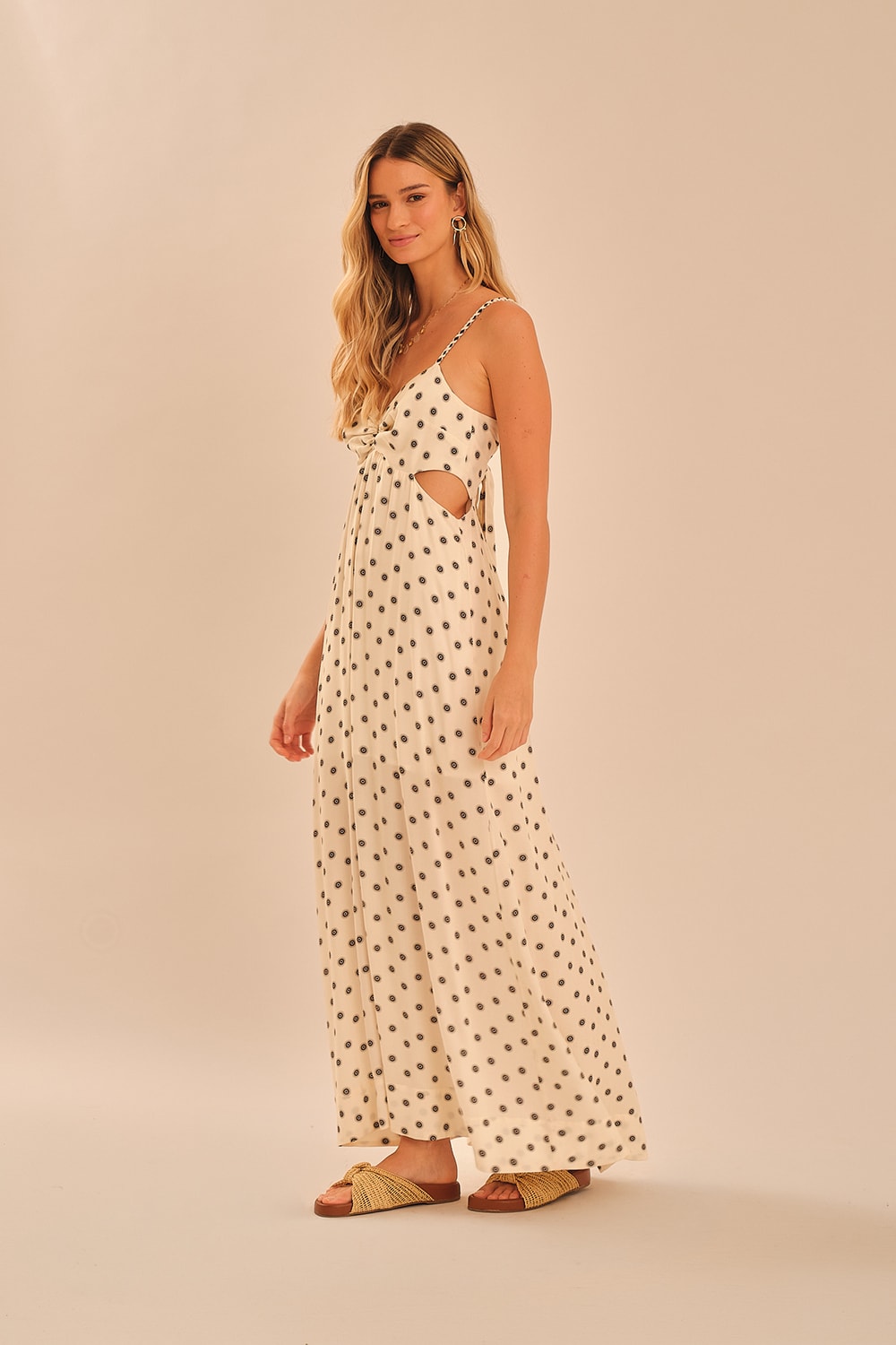 Vestido Cropped Mini Solaris Estampado