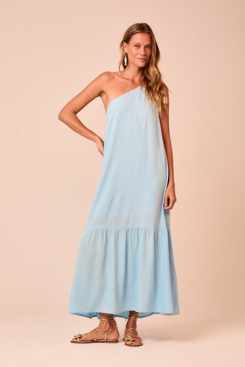 Vestido Cropped Nuvem Azul - foto 1