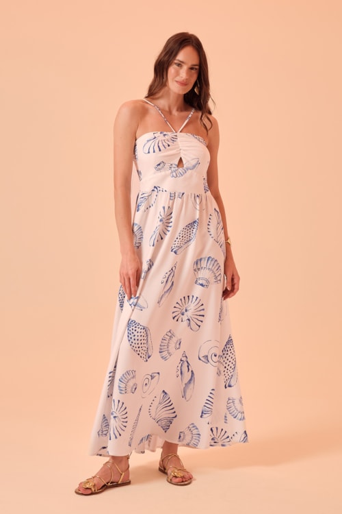 Vestido Cropped Oceanica Estampado - foto 4