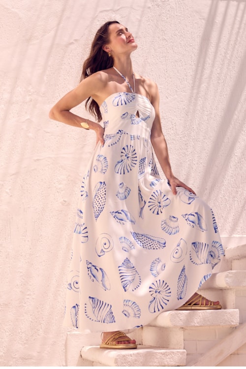 Vestido Cropped Oceanica Estampado - foto 1