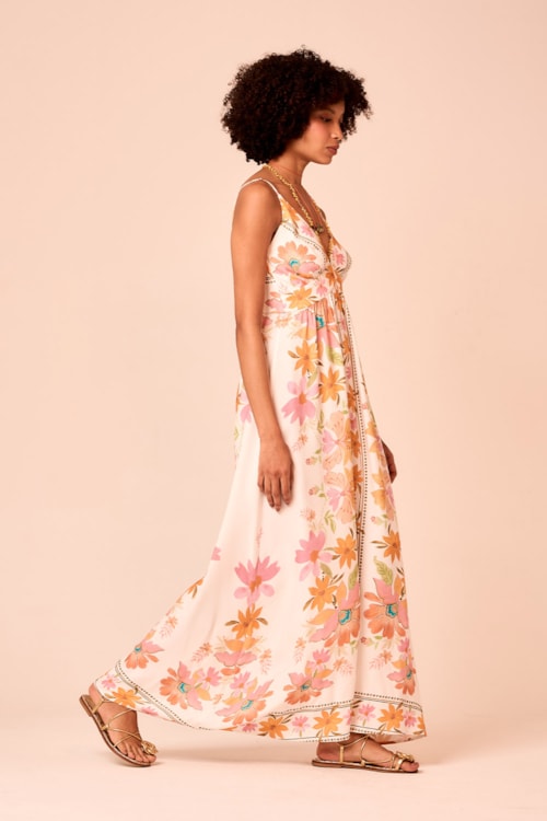 Vestido Cropped Panô Dalia Estampado - foto 2