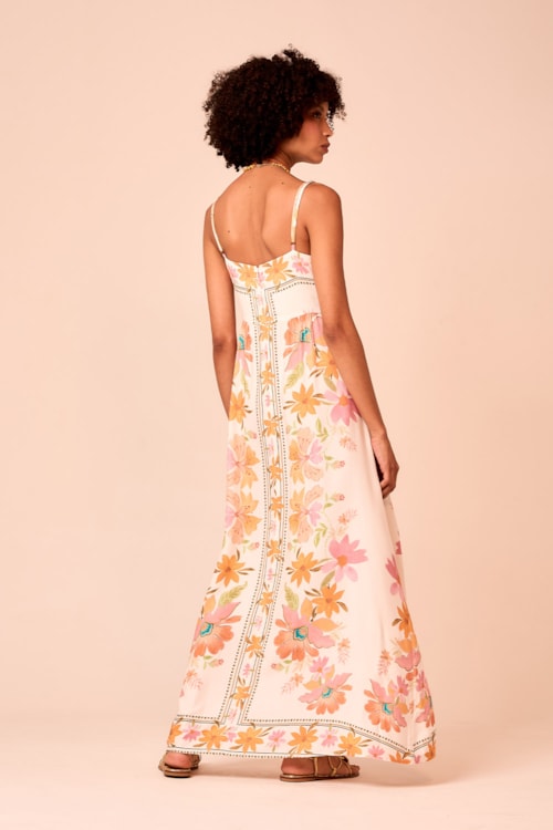 Vestido Cropped Panô Dalia Estampado - foto 3