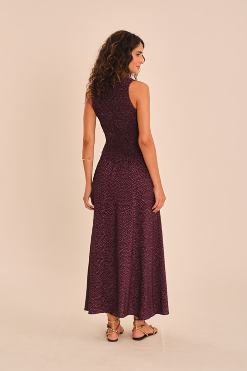 Vestido Cropped Poa Estrela Estampado - foto 2