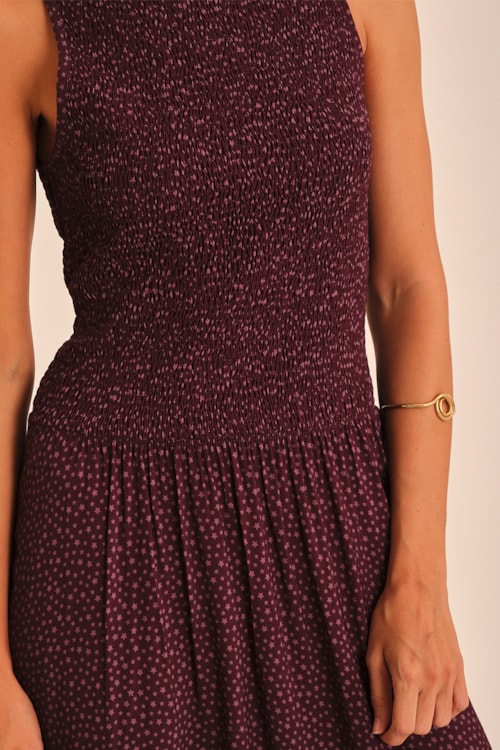Vestido Cropped Poa Estrela Estampado - foto 3