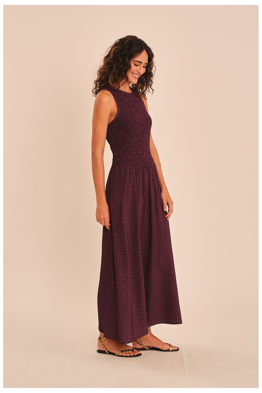Vestido Cropped Poa Estrela Estampado