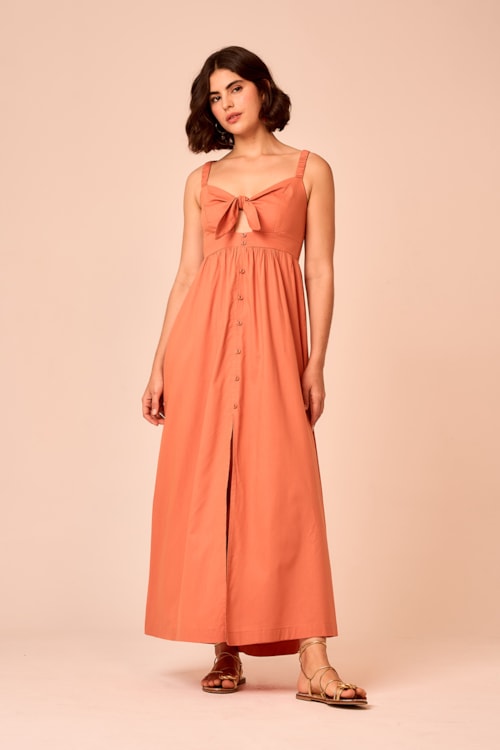 Vestido Cropped Porto Laranja - foto 1