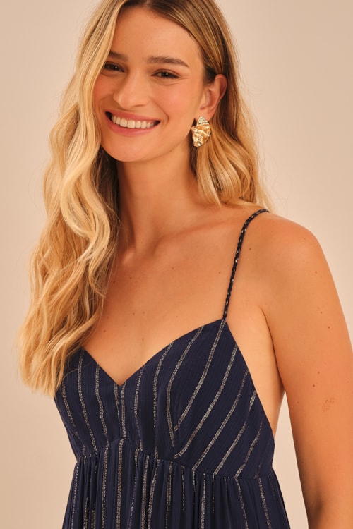 Vestido Cropped Porto Navy Azul Royal - foto 2
