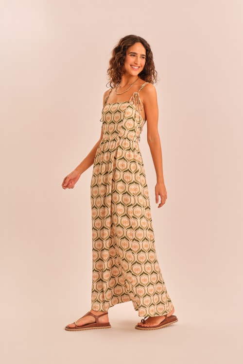Vestido Cropped Praia Serena Estampado - foto 4