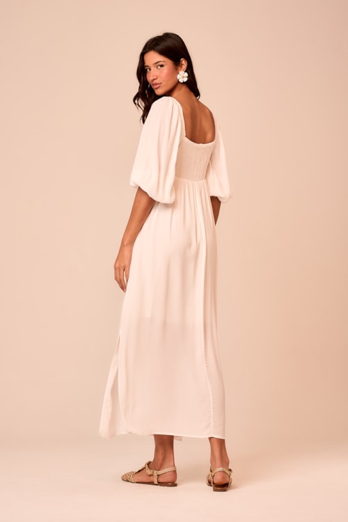 Vestido Cropped Quartzo Off - foto 3