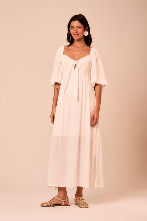 Vestido Cropped Quartzo Off - foto 4