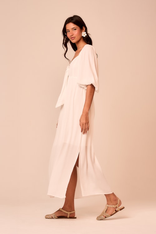 Vestido Cropped Quartzo Off - foto 2