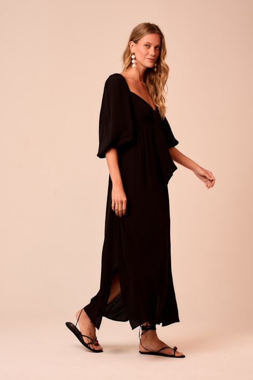 Vestido Cropped Quartzo Preto - foto 2