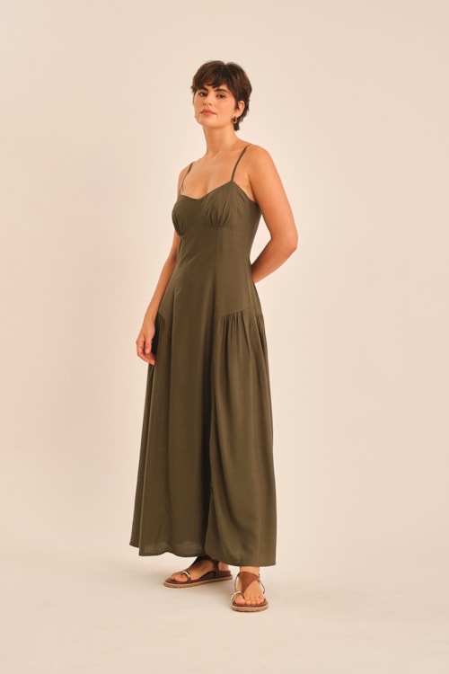 Vestido Cropped Ravena Verde - foto 1