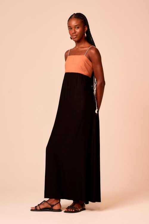 Vestido Cropped Refugio Bicolor - foto 2
