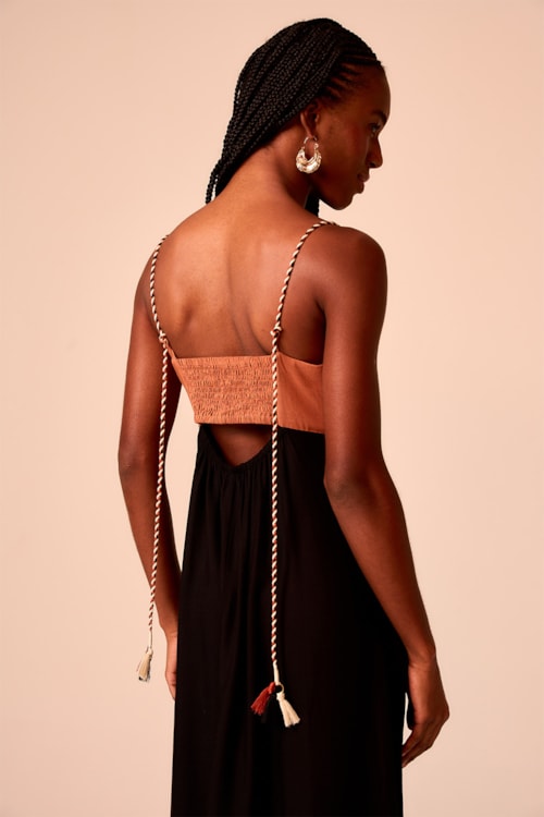 Vestido Cropped Refugio Bicolor - foto 4