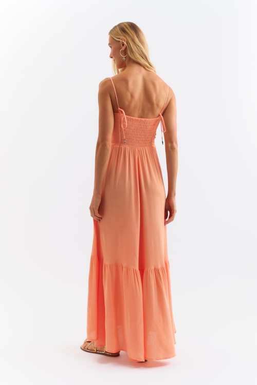 Vestido Cropped Ritmo Laranja Verano - foto 3