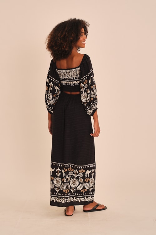 Vestido Cropped Rota Dos Camelos Estampado - foto 2