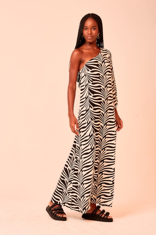 Vestido Cropped Savana Estampado - foto 3