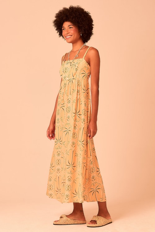 Vestido Cropped Selo Veraneio Estampado - foto 3